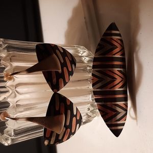 Terri Sterling Brooch/Earring Set